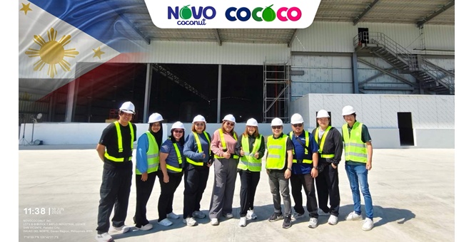 ผู้บริหาร NOVOCOCONUT ตรวจความพร้อมโรงงานฟิลิปปินส์ พร้อมลุยเปิดปีนี้