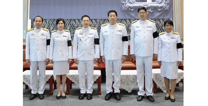 ออมสิน ร่วมพิธีบำเพ็ญกุศลสัตตมวาร 7 วัน ถวายเป็นพระกุศลแด่ สมเด็จพระเจ้าลูกเธอ เจ้าฟ้าพัชรกิติยาภา นเรนทิราเทพยวดี กรมหลวงราชสาริณีสิริพัชร มหาวัชรราชธิดา