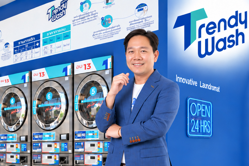 Trendy Wash เปิดมุมคิดเจ้าของแฟรนไชส์ร้านสะดวกซัก จาก “ลูกค้า” สู่ “เจ้าของธุรกิจ” ถ่ายทอดประสบการณ์ สู่เส้นทางการลงทุนที่เติบโตอย่างต่อเนื่อง